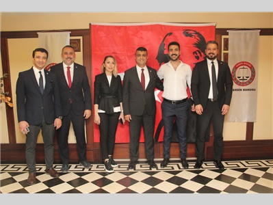 MERSİN BAROSU CUMHURİYET RESEPSİYONU DÜZENLEDİ