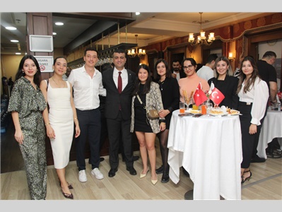 MERSİN BAROSU CUMHURİYET RESEPSİYONU DÜZENLEDİ