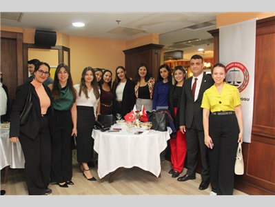 MERSİN BAROSU CUMHURİYET RESEPSİYONU DÜZENLEDİ