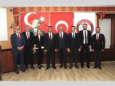 MERSİN BAROSU CUMHURİYET RESEPSİYONU DÜZENLEDİ