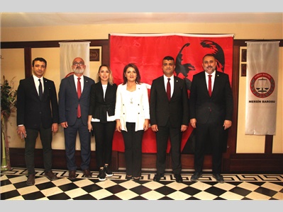 MERSİN BAROSU CUMHURİYET RESEPSİYONU DÜZENLEDİ