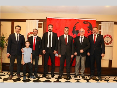 MERSİN BAROSU CUMHURİYET RESEPSİYONU DÜZENLEDİ