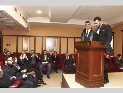 32 STAJYER AVUKATIMIZ CÜBBE GİYDİ