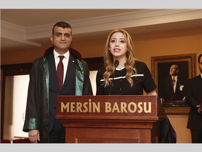 32 STAJYER AVUKATIMIZ CÜBBE GİYDİ