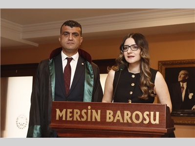 32 STAJYER AVUKATIMIZ CÜBBE GİYDİ