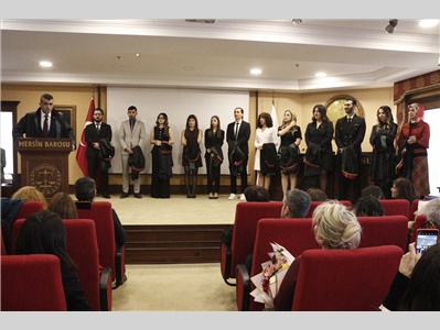 32 STAJYER AVUKATIMIZ CÜBBE GİYDİ