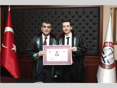 32 STAJYER AVUKATIMIZ CÜBBE GİYDİ