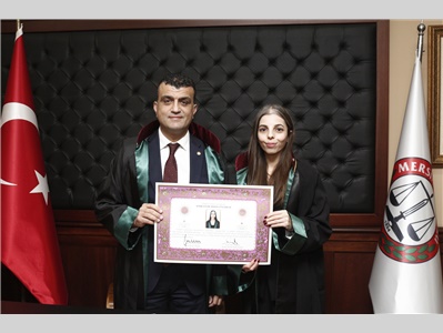 32 STAJYER AVUKATIMIZ CÜBBE GİYDİ