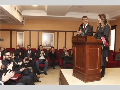 32 STAJYER AVUKATIMIZ CÜBBE GİYDİ