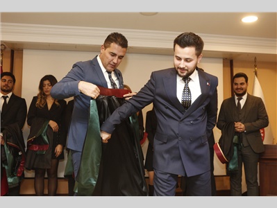 32 STAJYER AVUKATIMIZ CÜBBE GİYDİ
