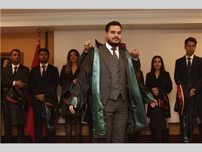 32 STAJYER AVUKATIMIZ CÜBBE GİYDİ