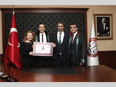 32 STAJYER AVUKATIMIZ CÜBBE GİYDİ