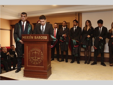 32 STAJYER AVUKATIMIZ CÜBBE GİYDİ