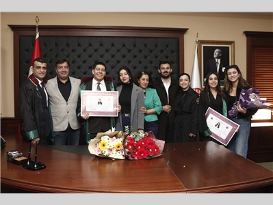 32 STAJYER AVUKATIMIZ CÜBBE GİYDİ