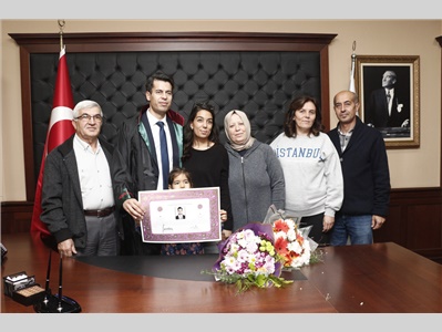 32 STAJYER AVUKATIMIZ CÜBBE GİYDİ
