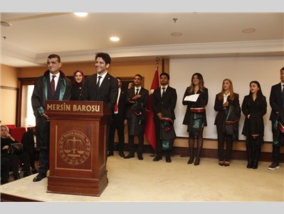 32 STAJYER AVUKATIMIZ CÜBBE GİYDİ