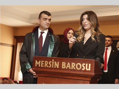 32 STAJYER AVUKATIMIZ CÜBBE GİYDİ