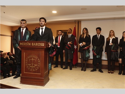32 STAJYER AVUKATIMIZ CÜBBE GİYDİ