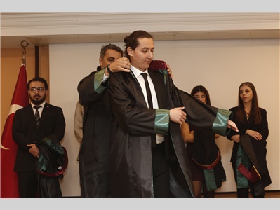 32 STAJYER AVUKATIMIZ CÜBBE GİYDİ