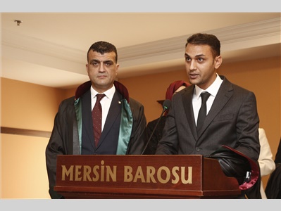 32 STAJYER AVUKATIMIZ CÜBBE GİYDİ