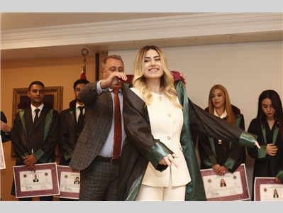 32 STAJYER AVUKATIMIZ CÜBBE GİYDİ