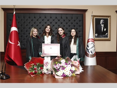 32 STAJYER AVUKATIMIZ CÜBBE GİYDİ