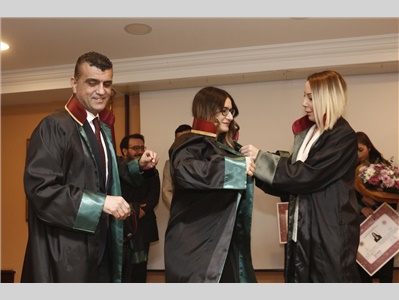 32 STAJYER AVUKATIMIZ CÜBBE GİYDİ