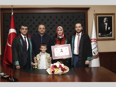 32 STAJYER AVUKATIMIZ CÜBBE GİYDİ