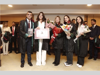 32 STAJYER AVUKATIMIZ CÜBBE GİYDİ