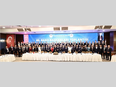 TBB VE BARO BAŞKANLARI, MESLEKİ SORUNLARIN ÇÖZÜMÜ İÇİN TOPLANDI