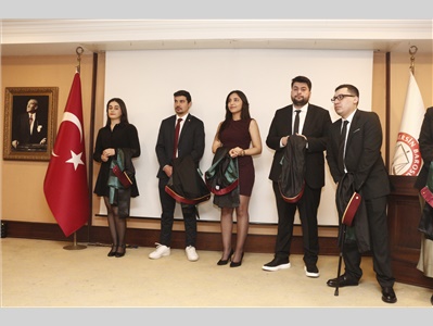 22 STAJYER AVUKATIMIZ CÜBBE GİYDİ