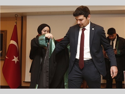 22 STAJYER AVUKATIMIZ CÜBBE GİYDİ