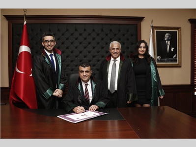 22 STAJYER AVUKATIMIZ CÜBBE GİYDİ