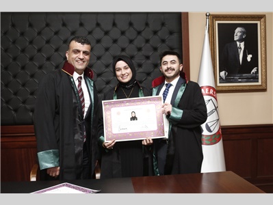 22 STAJYER AVUKATIMIZ CÜBBE GİYDİ