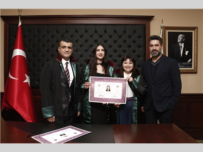 22 STAJYER AVUKATIMIZ CÜBBE GİYDİ