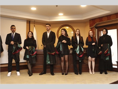 22 STAJYER AVUKATIMIZ CÜBBE GİYDİ