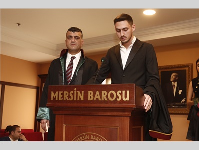 22 STAJYER AVUKATIMIZ CÜBBE GİYDİ