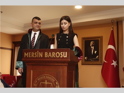 22 STAJYER AVUKATIMIZ CÜBBE GİYDİ