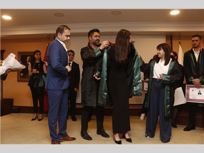 22 STAJYER AVUKATIMIZ CÜBBE GİYDİ