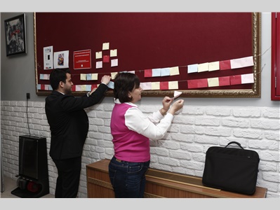 DİLEK PANOSU PROJESİYLE ÇOCUKLAR HAYALLERİNE KAVUŞUYOR