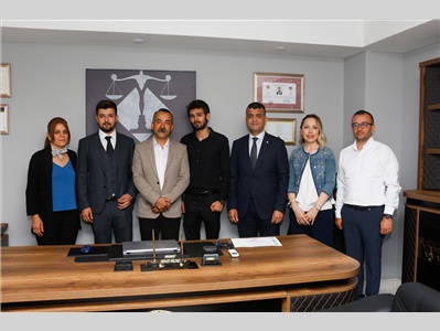 MESLEKTAŞIMIZIN OFİS AÇILIŞINA KATILDIK