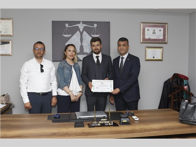 MESLEKTAŞIMIZIN OFİS AÇILIŞINA KATILDIK