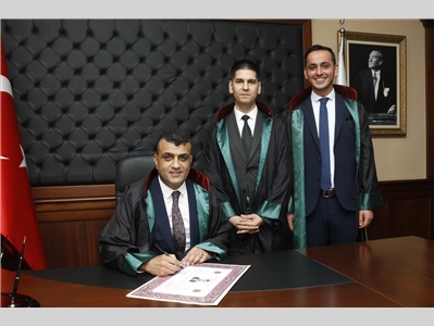 8 STAJYER AVUKATIMIZ CÜBBE GİYDİ