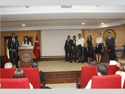 8 STAJYER AVUKATIMIZ CÜBBE GİYDİ