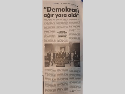 TBB Başkanı Sağkan'dan Baromuza ziyaret