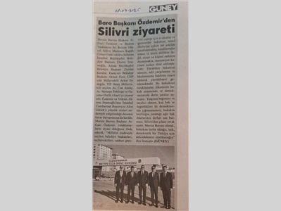 Baro Başkanımız Av. Gazi Özdemir, İmamoğlu duruşmasına katıldı