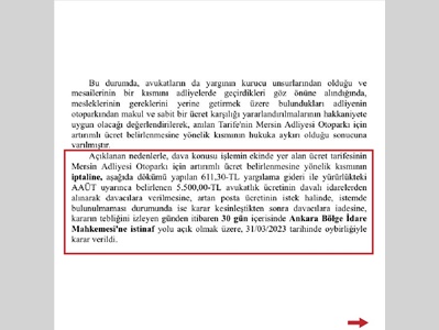 AVUKATLARA ÜCRETSİZ OTOPARK TAHSİSİNE İLİŞKİN DETAYLI AÇIKLAMA