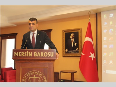 MERSİN BAROSU AVUKATLARINA VE PERSONELLERİNE “MEME VE RAHİM AĞZI KANSERİ FARKINDALIK EĞİTİMİ” VERİLDİ