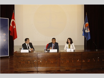 BAŞKANIMIZ, ADALETE ERİŞİM KONULU PANELE KONUŞMACI OLARAK KATILDI