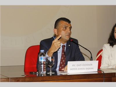 BAŞKANIMIZ, ADALETE ERİŞİM KONULU PANELE KONUŞMACI OLARAK KATILDI